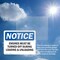 Signmission Engines Must Be Turned Off During Loading OSHA Notice Sign, Plastic, 14in W x 10in L, 2PK OS-2PACK-NS-P-1014-L-15625 - alternate 2